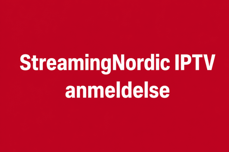 streamingnordic iptv anmeldelse